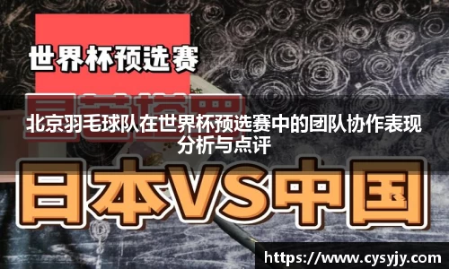 北京羽毛球队在世界杯预选赛中的团队协作表现分析与点评