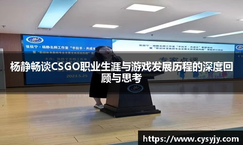 杨静畅谈CSGO职业生涯与游戏发展历程的深度回顾与思考