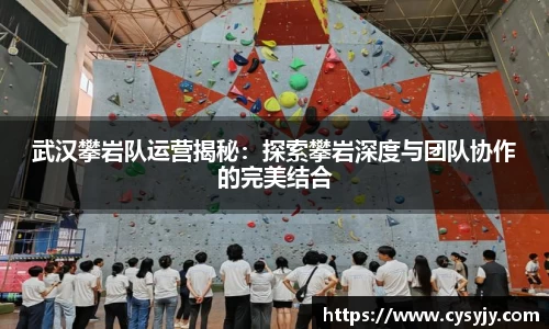 武汉攀岩队运营揭秘：探索攀岩深度与团队协作的完美结合